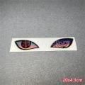 Car Styling Vinyl Stickers for Anime Eyes Graphics Motor Bikes Electric Computer Case Decal Waterproof. 