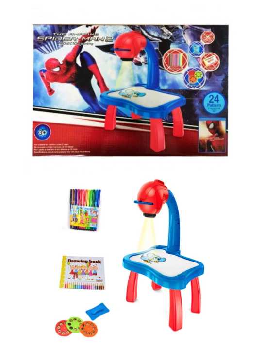 Children Led Projector Art Drawing Table Toys Kids Painting Board Desk Arts and Crafts Projection Educational Learning