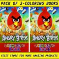 Coloring Books for Kids - Angry Bird -Pictures Coloring Books for Kids Best Color Activity Book – Coloring Book - Pack of 2 (16 Pictures). 