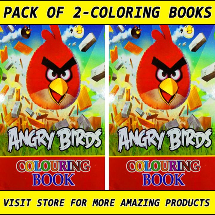 Coloring Books for Kids - Angry Bird -Pictures Coloring Books for Kids Best Color Activity Book – Coloring Book - Pack of 2 (16 Pictures)