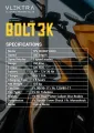 VLEKTRA BOLT 3K | 3000W | Electric motorcycle | Yellow/Black/Green. 