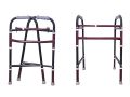 Lightweight IRON Folding Walker for Seniors, Adult Walker, Portable Medical Walker with Adjustable Height, 30-37 Inches, Senior Walker and Walker for Adults, Foldable. 