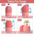 Silicone Ice Roller - Beauty Ice Cube Roller Massager for Face, Neck, Eyes & Cryotherapy, Ice Cube Roller Massager, Ice Roller For Face, Skin Care Tools for Collagen Regrowth, Tone Skin, Under Eye Dark Circle, Skin Strengthening, De-Puff The Eye Area.. 
