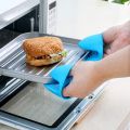 PACK OF 2 / Pair Silicone Heat Resistant Gloves Clips Insulation Non Stick Anti-slip Pot Bowel Holder Clip Cooking Baking Oven Mitts. 