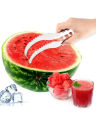 Stainless Watermelon Slicer Divider Corer Cutter Knife & Melon Scoop Fruit Tools. 