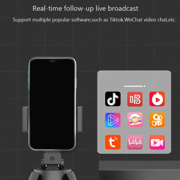 360%C2%B0%20Rotation%20Object%20Tracking%20Tripod%20%7C%20Automatic%20Face%20Tracking%20Tripod%20%7C%20AI%20Smart%20360%20Rotation%20Selfie%20Shooting%20Tripod%20%7C%20-%20Image%203