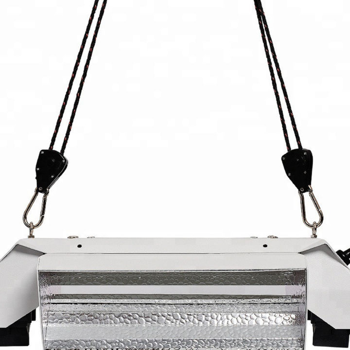 Quasar Adjustable Grow Light Pulley Premium Adjustable Grow Light Hanger Easy Height Adjustment Quick Release Heavy-duty Retractable Rope Hanger