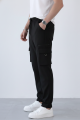 London Bridge - Hybrid cargo Trouser For Men - Black. 