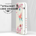 Hontinga for Vivo V21E Y73 2021 Back Cover Colored Butterflys Side Design Phone Case Square Soft Liquid Silicone Cover. 