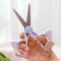 Sanrioed Scissors Kawaii Anime Hello Kitty Cinnamoroll Cute Students Stationery Diy Tools Girlish Art Sharp Smooth Kids Gift Toy. 