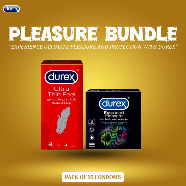 Durex Deal Extended Pleasure and Ultra Thin Feel 12's Condoms