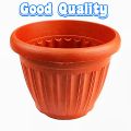 Pack of 3 Large Plastic Pots For Plants & Flowers Diameter 9 Inch - Outdoor And Indoor Plant Pots. 