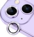 Purple Camera protector Diamond Camera Lens Protector for iphone 14 14 Plus. 