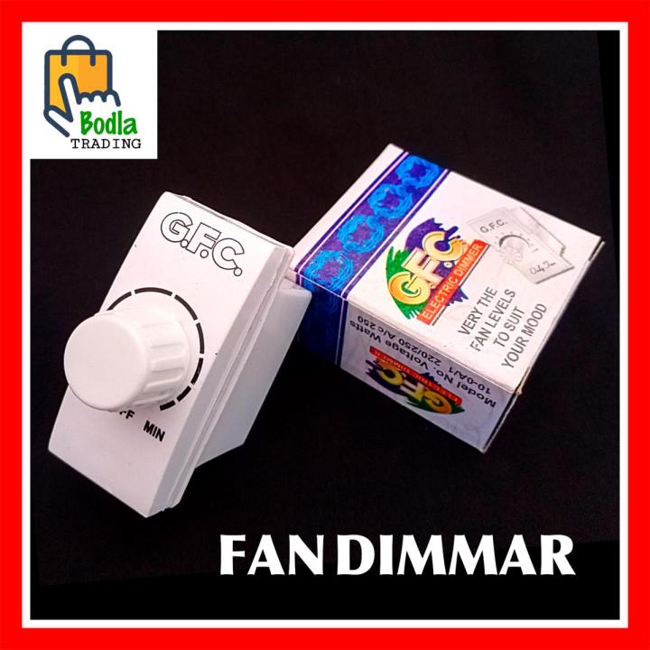 GFC FAN Fan Dimmer Switch- 240V Electric - UPS Supported - Piano Size Fitting
