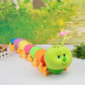 Cute Colorful Inchworm Caterpillar Soft Comfortable Kids Doll Throw Pillow Toy. 