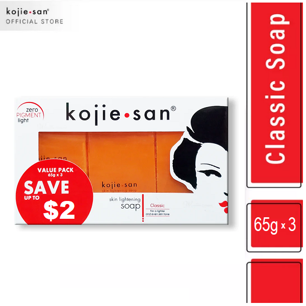 Kojie San Skin Lightening Soap 65g x 3 bars