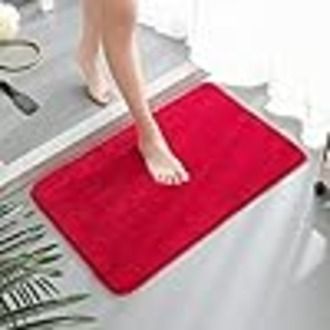 Fluffy Bathroom Rugs Water Absorbent Bath Mat Bathroom Decor Floor Mat Shower Mat Rugs for Living Room Bedroom Kitchen Small Rug Bath Mats Carpet Machine Washable