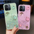 New Case For Xiaomi Redmi 12C Back cover Shiny Ring Cases Glitter Soft Transparent Space Planet Casing for Redmi 12C cases Stars Moon Girls. 