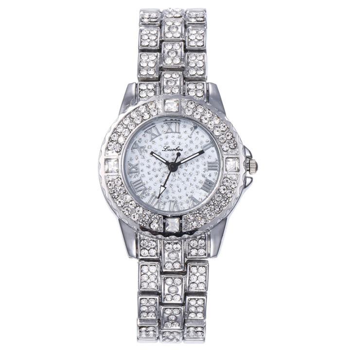 LooKeo%20mall%20Elegant%20Luxury%20Women%20Watch%20Fashion%20Ladies%20Quartz%20Full%20Diamond%20Wristwatch%20for%20Women%20&%20girls%20Party%20Matching%20Popular%20Jewelry%20-%20Image%202