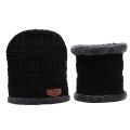 Beanie Cap Hat & Neck Scarf Set Unisex Winter Skull Cap for Men Women. 