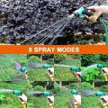Garden Hose Nozzle, Heavy Duty Water Hose Nozzle with 7 Adjustable Spray Patterns, High Pressure Hand Sprayer with Flow Control, Best for Watering Plants & Lawns, Washing Cars & Pets. 
