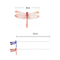 24Pcs 3D Dragonfly Garden Decor Dragon Fly Garden Stakes Dragonflies Garden Ornaments. 