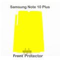 Samsung Galaxy Note 10 Plus Front and Back Clear Jelly Protector Soft Film Protection Hydrogel Film Protector For Samsung Galaxy Note 10 Plus. 