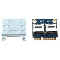 Ecocc 2 SSD HDD for Laptop Dual Micro- SD SDHC SDXC TF to Mini PCIe Memory Card Reader MPCIe. 