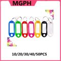 [MGPH] Plastic Keychain Key Tags ID Label Name Tags Split Ring keychain pendant metal keychain. 