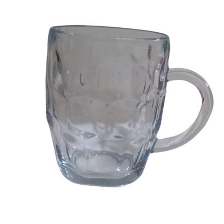 1 LARGE COFFEE glass mug, milkshake mug, beautiful mug for hangouts, perfect glassware gift, chocolate shake mug, float mug, best extra large mug, housewarming gift, kitchen essential 2024, espresso mug, cappuccino mug