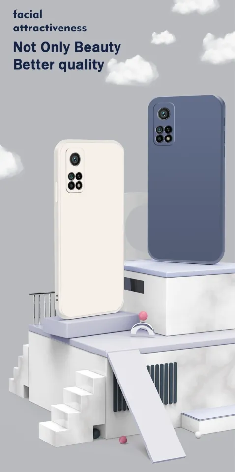 DESSEN Cover per Xiaomi Mi 10T 5G / Xiaomi Mi 10T Pro 5G - Silicone Custodia Antiurto Protezione Fotocamera Case Sottile e Morbida TPU Bumper