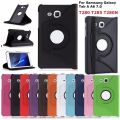 360 Rotation Coque for Samsung Galaxy Tab A A6 7.0 2016 SM-T280 T285 Case 360 Smart PU Leather Cover. 