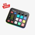 MAONO Gaming Audio Mixer, Audio Interface with Pro-preamp, RGB, Bluetooth, 48V Phantom Power for Live Streaming, Podcasting, Content Create, Gaming MaonoCaster G1 NEO (BLACK). 