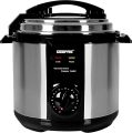 Original Geepas Electric Pressure. Cooker GPC-307-6L Silver Black (2 Year Warranty) GPC-307. 