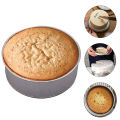 Round Cake Baking Mold Galvanized Steel 4 X 4 Inch. 