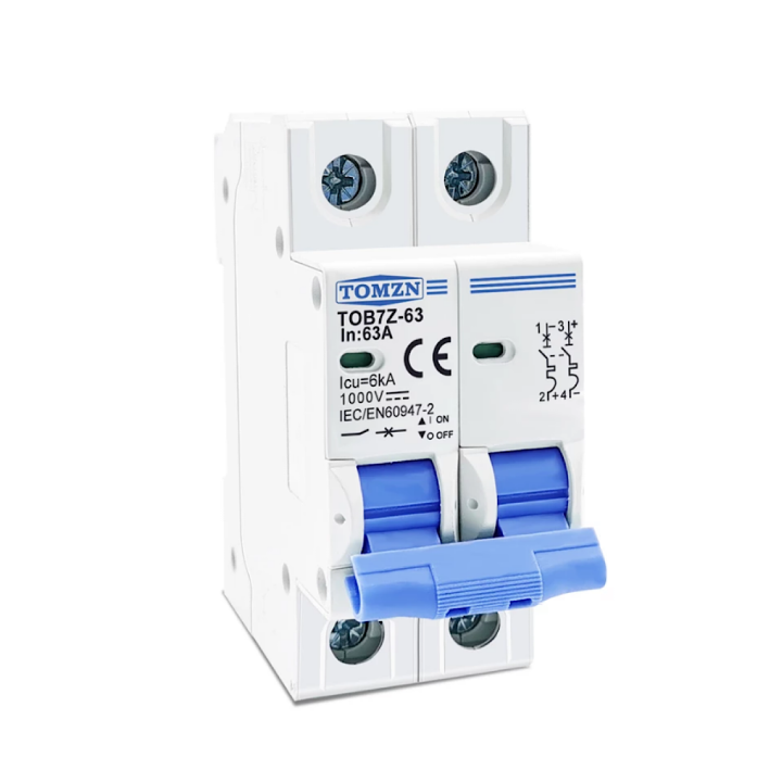 TOMZN%202P%20DC%201000V%20Solar%20DC%20Circuit%20Breaker%203A%206A%2010A%2016A%2020A%2025A%2032A%2040A%2050A%2063A%20DC%20MCB%20for%20PV%20System%20DC%20BREAKER%20-%20Image%205