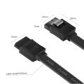 SATA 3 Cable SATA Cable 6Gbps Straight HDD SDD Data Cable with Locking Latch Compatible for SATA HDD, SSD, CD Driver, CD Writer. 