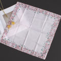 Woman Handkerchief Sweat-absorbent Soft Cotton Eating Snacks Business Trip Portable Scarf Napkin Gift Furoshiki Mendil Bandana. 