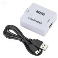 VGA To HDMI Video And Audio Video Converter Adapter For HDTVs. 