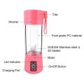 USB Juicer Cup, Portable Juice Blender, Household Fruit Mixer - Six Blades, Fruit Mixing Machine. 