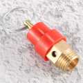 Pressure relief valve 1/4 Zoll PT air compression valve red + gold. 