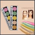 Color Corrector Palette, 5 in 1 Concealer Contour Palette, Color Corrector for Dark Circles,Redness, Brighten, Cream Concealer, Color Correcting Palette Full Coverage Concealer Make Up Kit. 