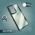 Galaxy S23 Ultra Clear Case with Black Border. 