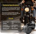 Car Horn SEGER Snail Shape- Trumpet Car Horn Set-Truck Horn-Water Profe High/Low Tone 12 Volt, Universal Fit-Orignal 60B Series, 12V Loud Car Horns with Brackets and Assembly Kit. 