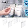Refrigerator Storage Rack Multifunctional Fridge Organizer Shelf Space Saving Kitchen Storage Rack for Homes Stackable Refrigerator Storage. 