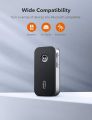 TaoTronics TT-BR05 (Upgrade Version) Bluetooth Receiver  Car Kits Portable Wireless Audio Adapter 3.5mm Aux Stereo Output (Bluetooth V 5.0 A2DP Built-in Microphone) for Home Audio Music Streaming Sound System. 