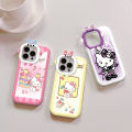 For OPPO A12/A7/A5S/A12S Back Cover Cartoon Cute Hello Kitty Pattern Phone Case Monster Lens Phone Shell Soft Protective Cover Shockproof Cellphone Casing. 