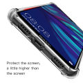Huawei Y7 Prime 2019 Anti Shock Drop Resistance Transparent Tpu Silicone Back Cover. 