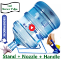 19 L Water Bottle Stand + Nozzle + Handle for 19 Liter Water Bottles, Pani Ki Botal ka stand+Nozzle+Handle - Water Bottel Stand & Nozzle & Handle. 