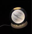 LED Moon/Planet/Galaxy/Solar System Ball LED Night Light with Wooden Base Lamp - 3D Astronaut Moon Lamp for Kids' Bedroom Ambiance, USB Tabletop, Side Table Decoration Gift. 